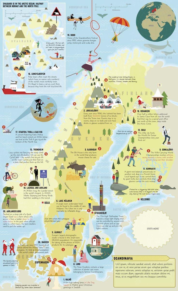 Noorweë moet sien kaart