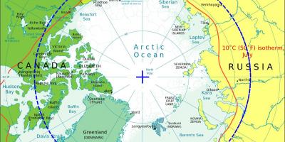 Arktiese Noorweë kaart