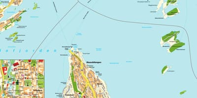 Oslo Noorweë kaart wêreld