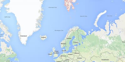 Spitsbergen Noorweë kaart
